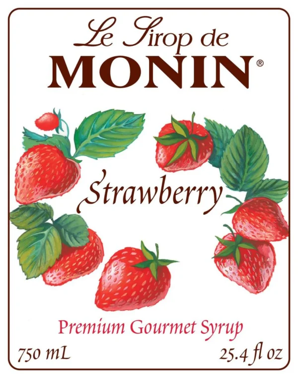 Monin - Strawberry Syrup - Image 2