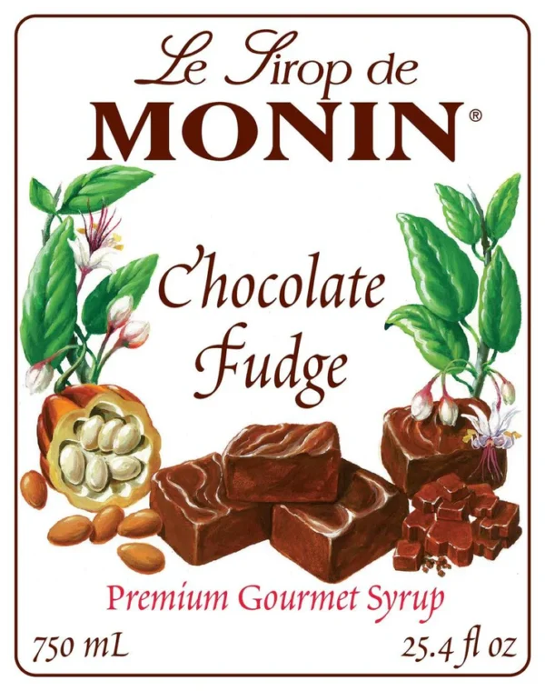 Monin - Chocolate Fudge Syrup - Image 2