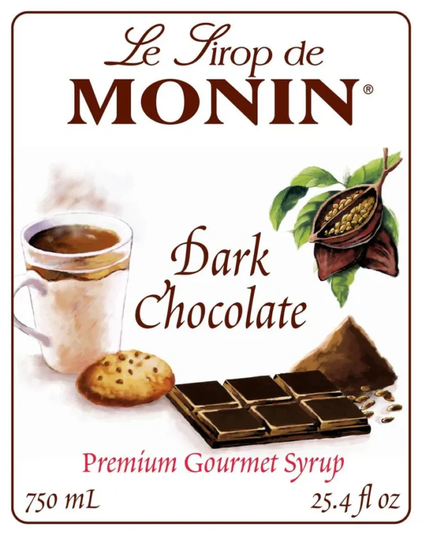 Monin - Dark Chocolate Syrup - Image 2