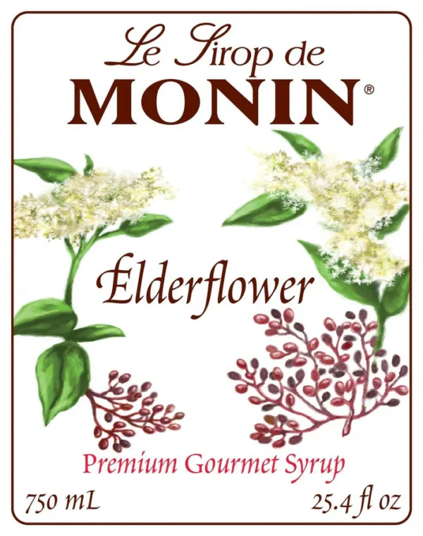 Monin - Elderflower Syrup - Image 2