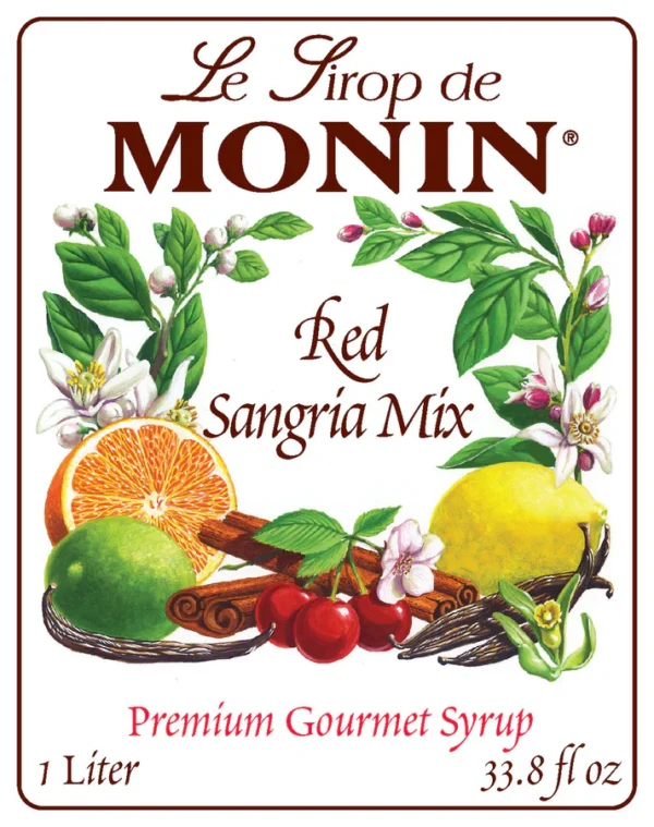 Monin - Red Sangria Syrup - Image 2