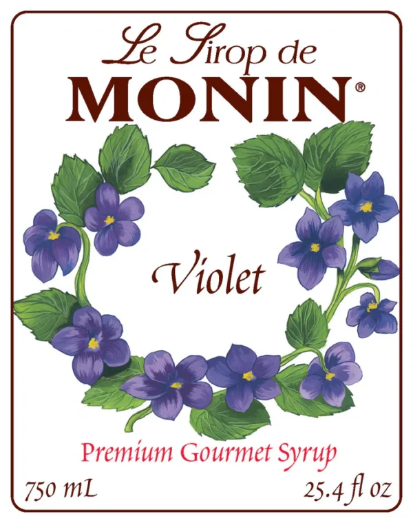 Monin - Violet Syrup - Image 2