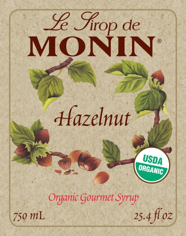 Monin - Organic Hazelnut Syrup - Image 2