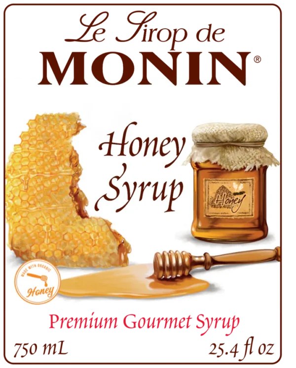 Monin - Honey Syrup - Image 2