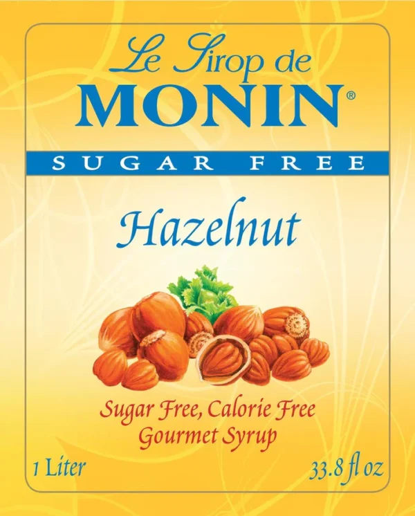 Monin - Sugar Free Hazelnut Syrup - Image 2