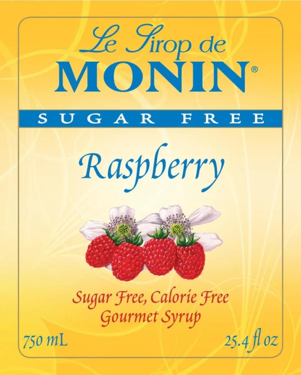 Monin - Sugar Free Raspberry Syrup - Image 2