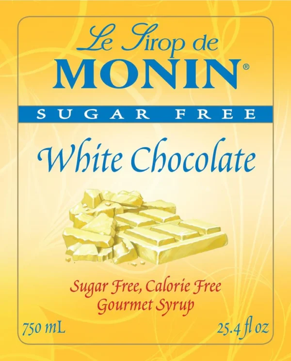 Monin - Sugar Free White Chocolate Syrup - Image 2